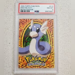 Pokémon Dratini Card PSA 8